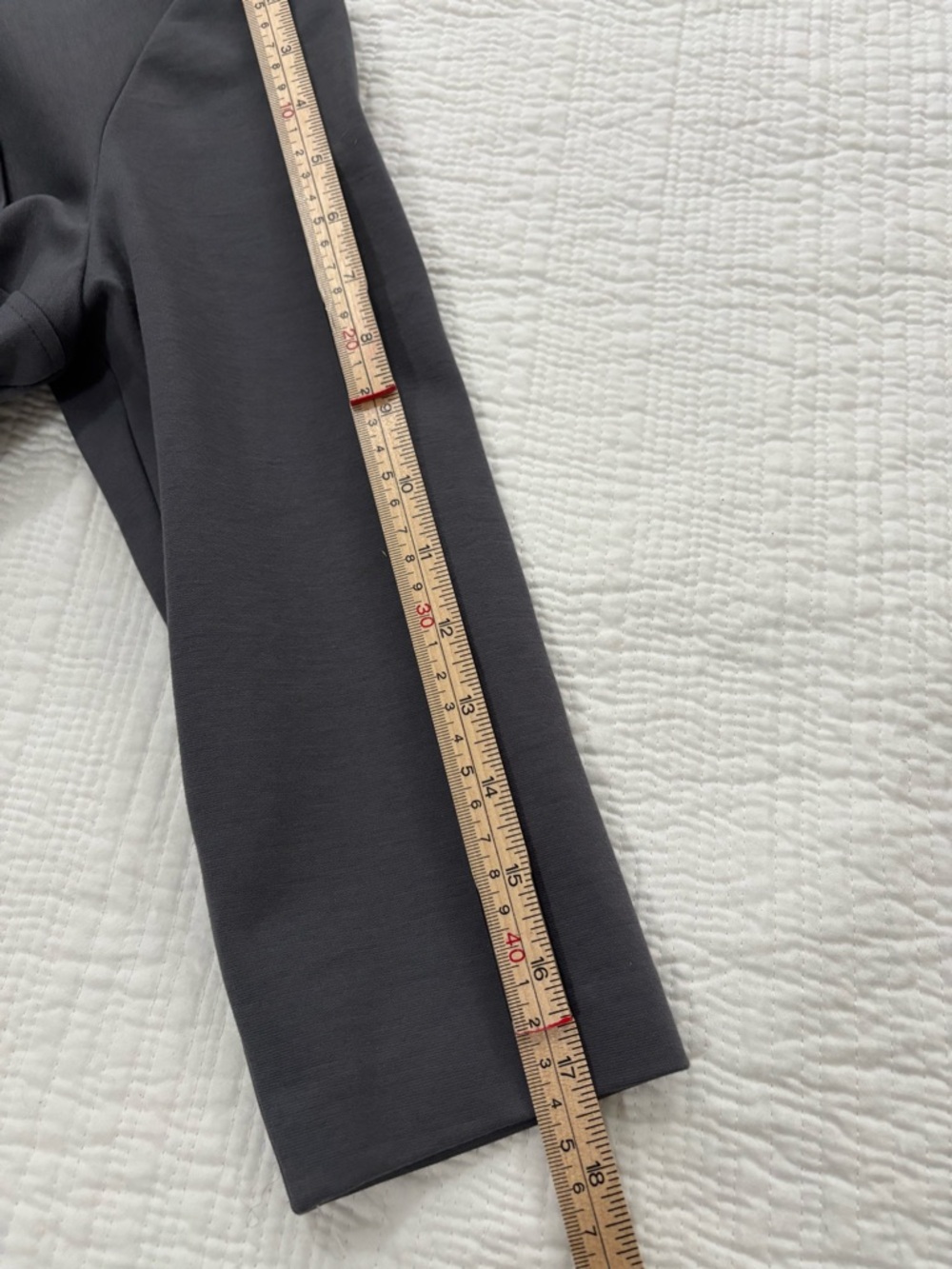 Adrianna Papell Charcoal Gray Long Sleeve Sheath Dress with Pintuck Size 12 - Picture 8 of 10